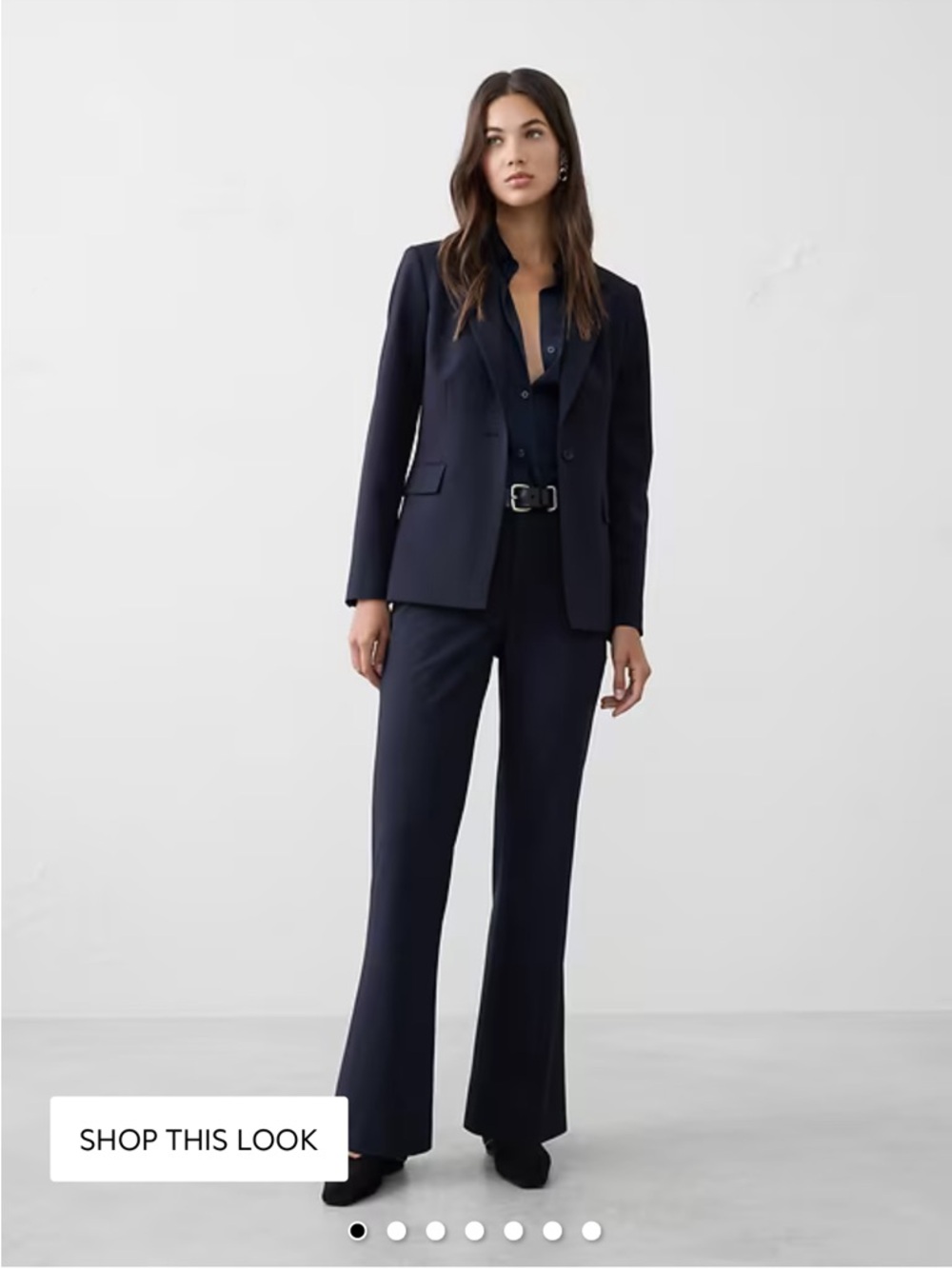 Banana Republic navy bootcut trousers size 2